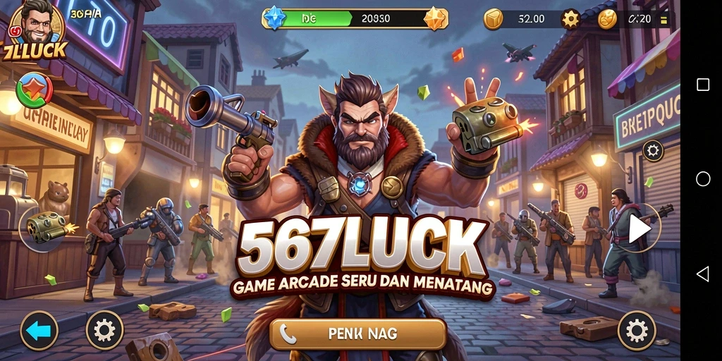 Tampilan gameplay seru dan penuh tantangan dari 567LUCK.