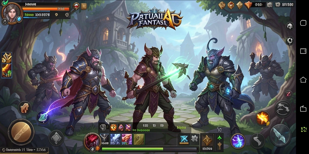 Tangkapan layar dari permainan ARPG 8768 menampilkan aksi pertarungan yang mendebarkan.