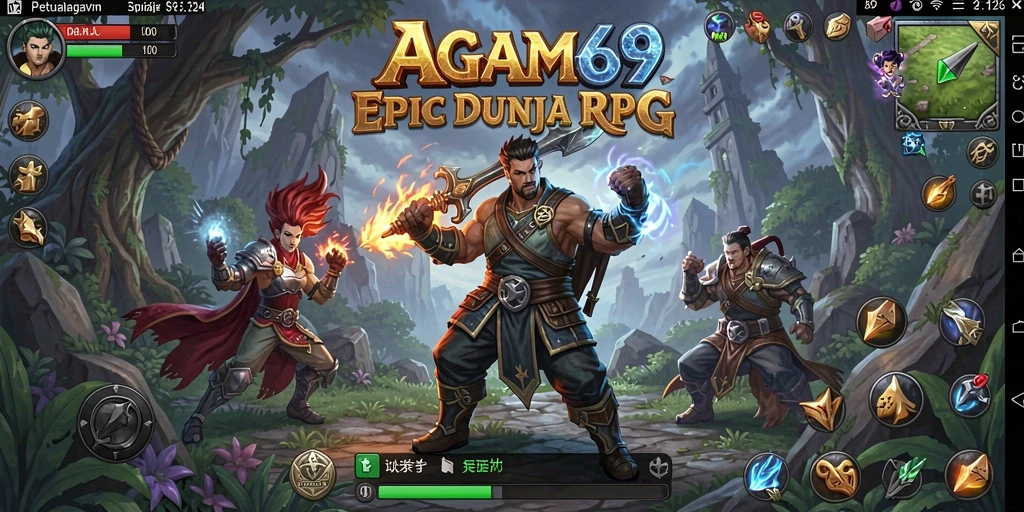 Gameplay seru AGAM69 dengan pertarungan yang dinamis dan karakter menarik.