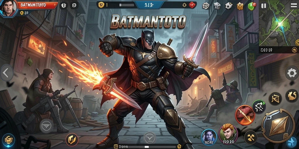 Screenshot gameplay dari <strong>BATMANTOTO</strong> menampilkan pertempuran strategis yang mendalam.