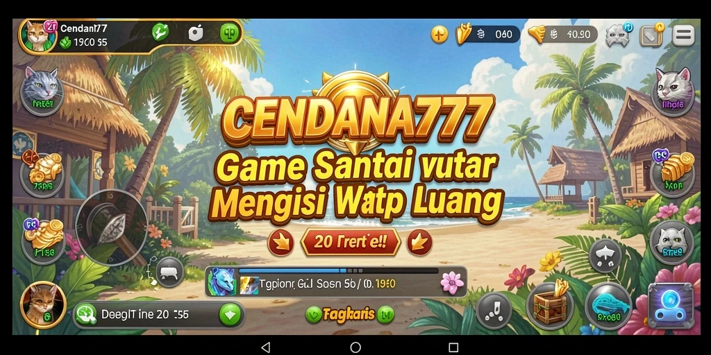 Tampilan gameplay seru dan penuh warna dari CENDANA777.