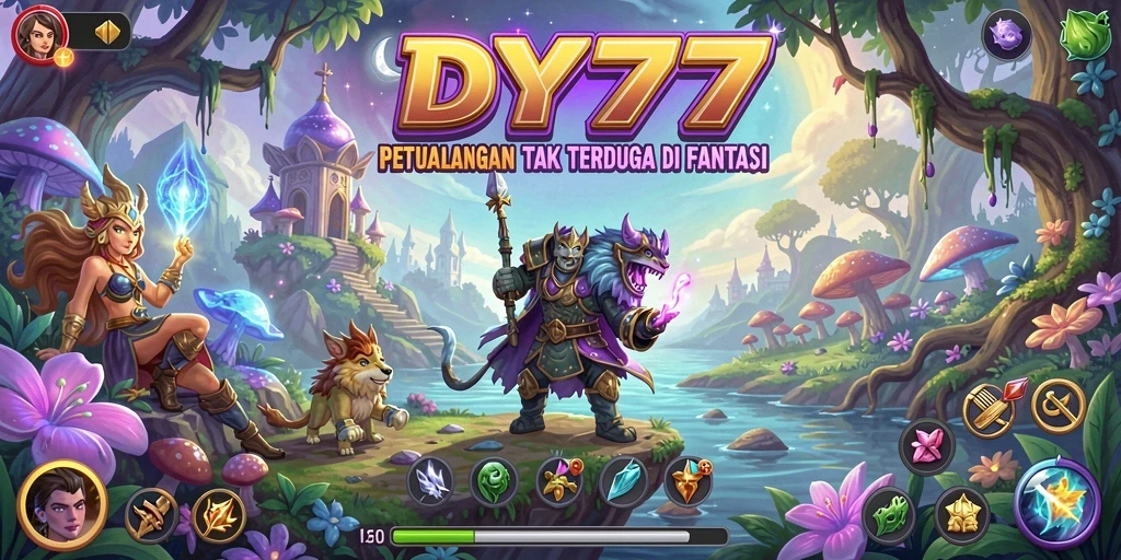Screenshot gameplay DY777 yang menunjukkan petualangan seru.