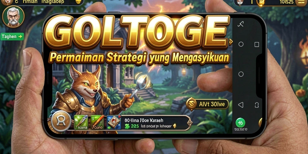 Tampilan gameplay GOLTOGEL yang penuh aksi dan strategi.