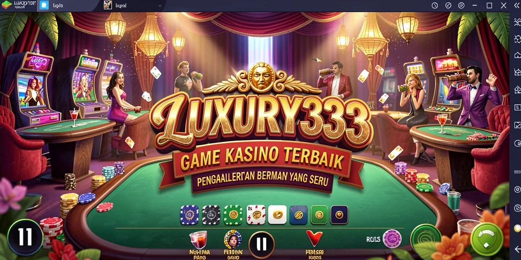Screenshot LUXURY333 menampilkan gameplay Kasino yang mengasyikkan dan interaktif.