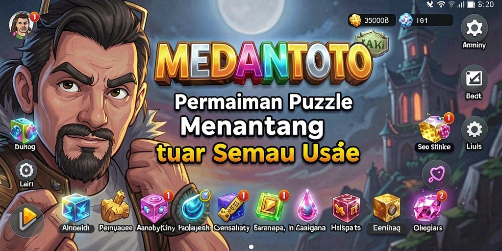 Tampilan gameplay menantang di MEDANTOTO yang sangat menarik.