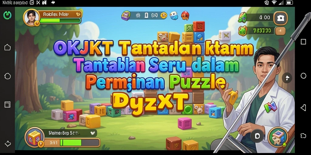 Tampilan gameplay OKJKT yang seru dan menarik di setiap level.