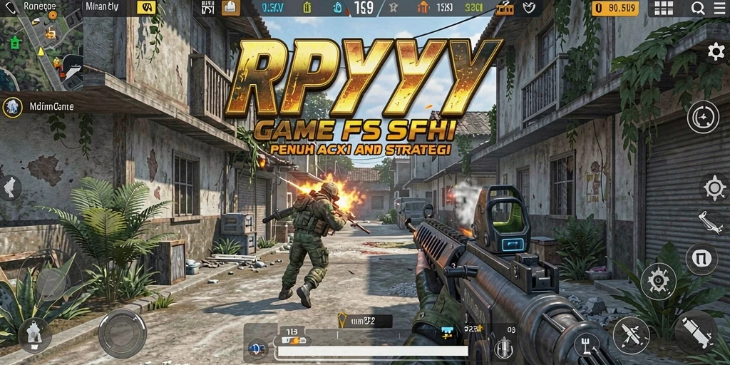 Tangkapan layar gameplay RPYYY menampilkan aksi tembak-menembak yang mendebarkan.