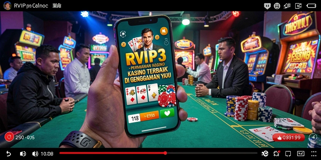 Screenshot gameplay RVIP3 menampilkan suasana seru permainan Kasino.
