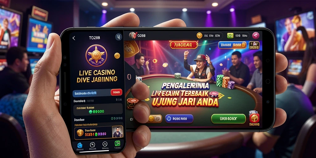 Gameplay Live Casino yang mengasyikkan di TO288 dengan dealer langsung.